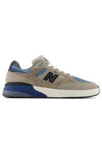 Buty męskie New Balance Numeric UN933ASB – beżowe. Kolor: beżowy. Materiał: guma, zamsz. Szerokość cholewki: normalna. Sport: skateboard #1