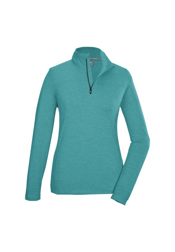 Bluza damska Killtec KSW 97 WMN LS SHRT. Kolor: zielony, niebieski, wielokolorowy. Sezon: zima. Sport: snowboard