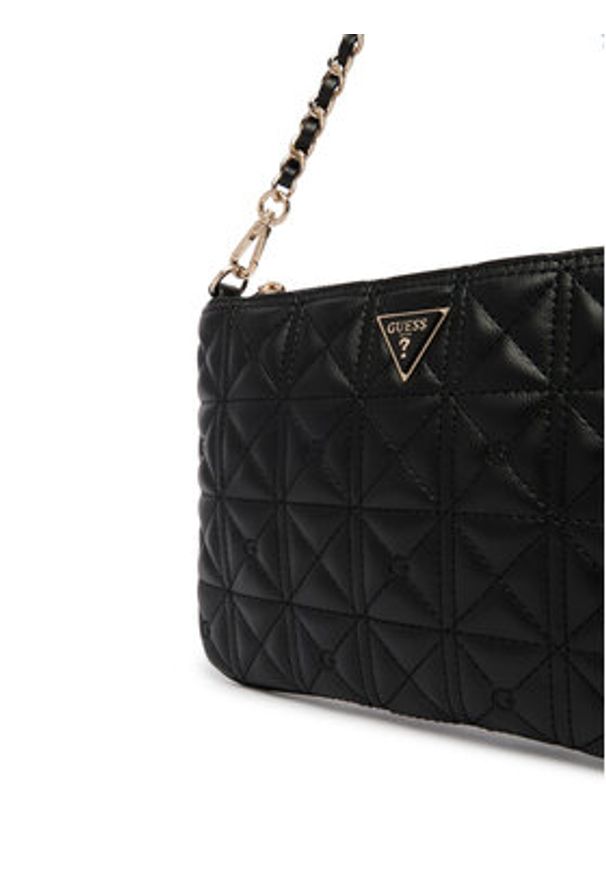 Guess Torebka PW7568 P6274 Czarny. Kolor: czarny. Materiał: skórzane