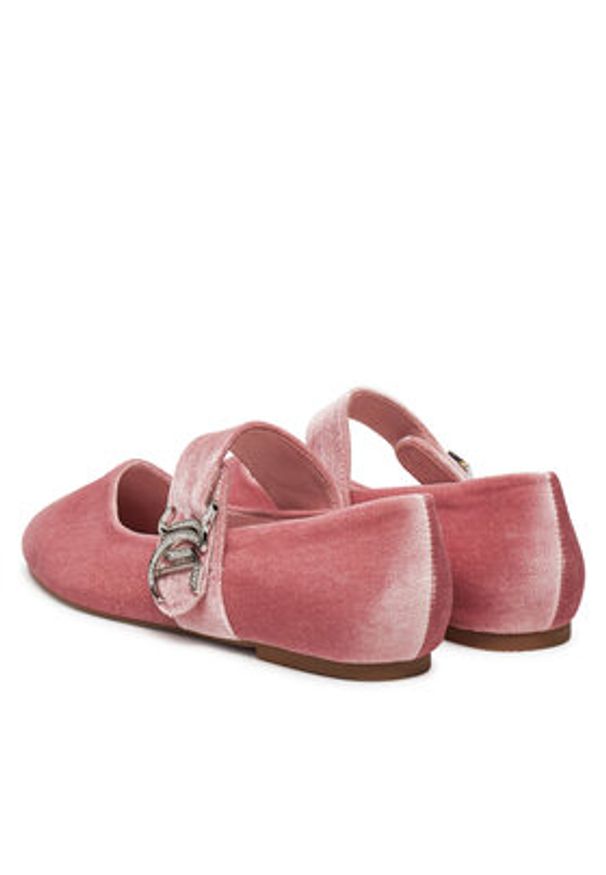 Juicy Couture Baleriny WS23499-01A Różowy. Kolor: różowy. Materiał: materiał