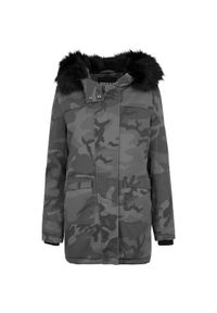 Urban Classics - Damska klasyczna parka miejska Overd Parka. Okazja: na co dzień. Kolor: czarny. Sezon: zima. Styl: klasyczny #1