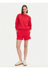 Lacoste Bluza SF8347 Czerwony Regular Fit. Kolor: czerwony. Materiał: bawełna, syntetyk #3