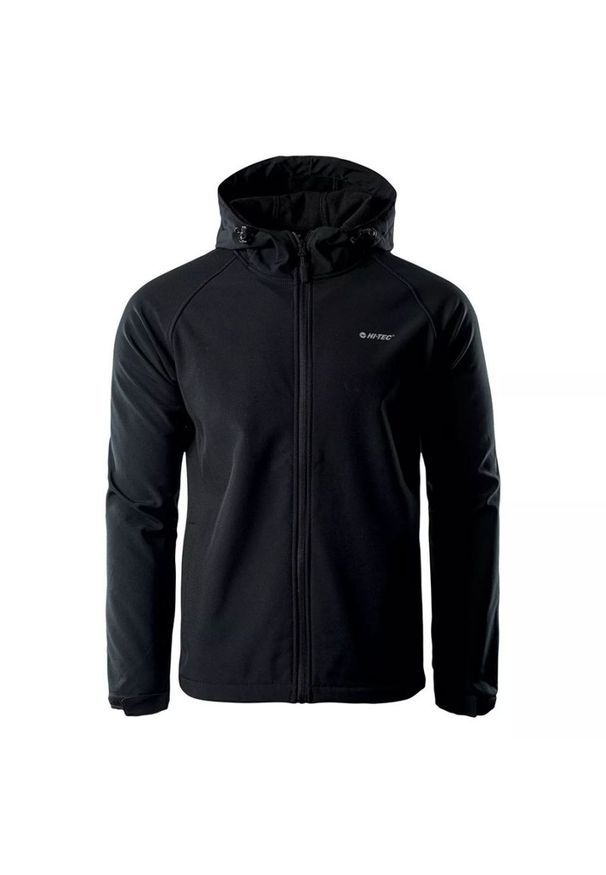 Hi-tec - Kurtka męska Softshell Hi-Tec Neti - czarna, Rozmiar M. Kolor: czarny. Materiał: softshell. Sport: turystyka piesza