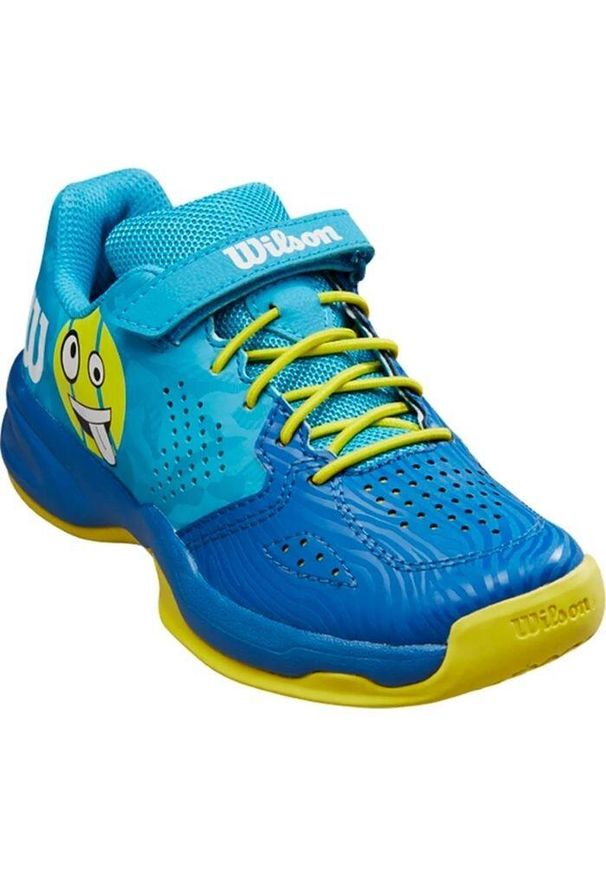 Buty tenisowe dziecięce Wilson Kaos Emo K. Kolor: żółty, wielokolorowy, niebieski. Sport: tenis