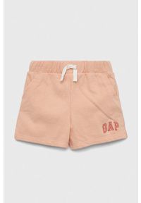 GAP szorty dziecięce kolor pomarańczowy z nadrukiem regulowana talia. Okazja: na co dzień. Kolor: pomarańczowy. Wzór: nadruk. Styl: casual #1