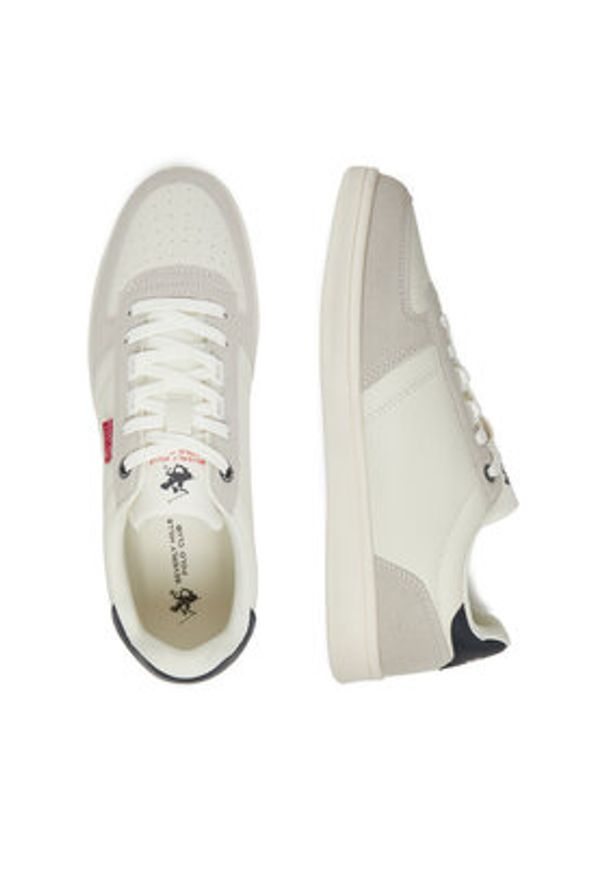 Beverly Hills Polo Club Sneakersy V5-10147 Biały. Kolor: biały. Materiał: materiał