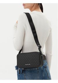 MICHAEL Michael Kors Saszetka Hudson 33S5LHDM5B Czarny. Kolor: czarny. Materiał: skóra