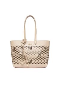 Nine West Torebka CEO-Bleeker Petal-LDA8699A Beżowy. Kolor: beżowy. Materiał: skórzane #6