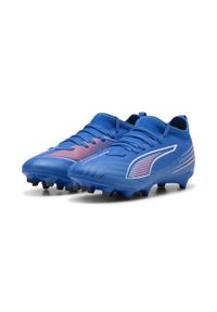 Puma - Młodzieżowe buty piłkarskie ULTRA 6 MATCH FG/AG PUMA. Kolor: czerwony, biały, niebieski, wielokolorowy. Materiał: materiał, syntetyk. Sport: piłka nożna #1