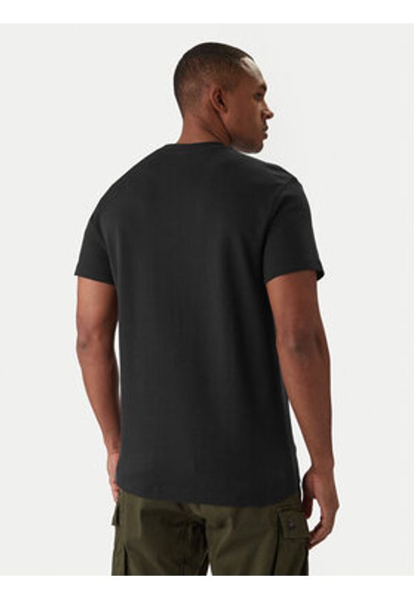 G-Star RAW - G-Star Raw T-Shirt Old Skool D25967-C812 Czarny Regular Fit. Kolor: czarny. Materiał: bawełna