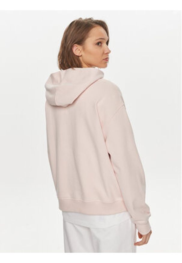 New Balance Bluza WT41537 Różowy Relaxed Fit. Kolor: różowy. Materiał: bawełna