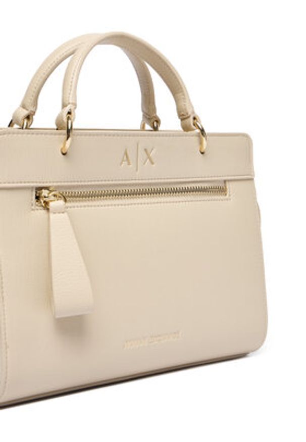 Armani Exchange Torebka XW001554 AF17117 U1092 Beżowy. Kolor: beżowy. Materiał: skórzane