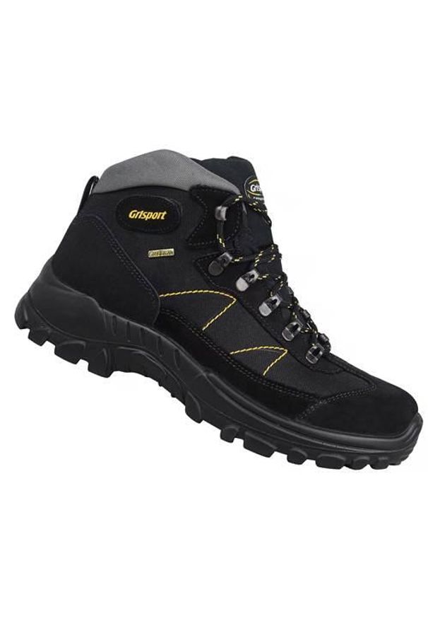 Buty trekkingowe męskie Grisport 13362SV86G. Zapięcie: sznurówki. Kolor: czarny. Materiał: materiał, syntetyk. Szerokość cholewki: normalna