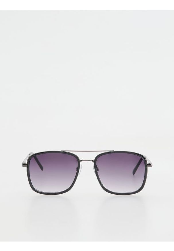 Reserved - Okulary przeciwsłoneczne aviator - czarny. Kolor: czarny