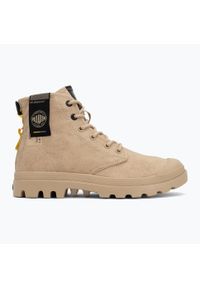 Buty Palladium Pampa Surplus warm sand. Kolor: beżowy. Styl: sportowy. Sport: turystyka piesza