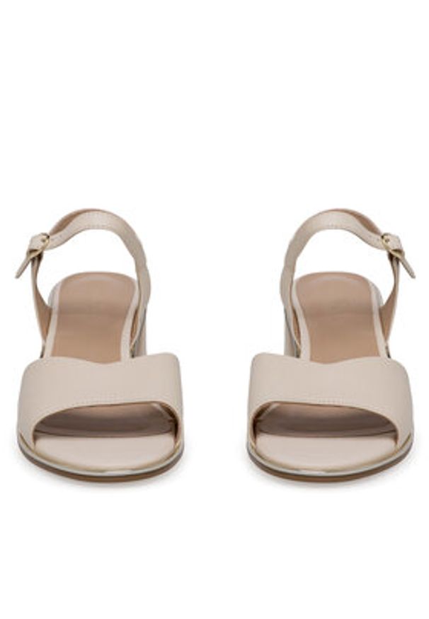 Lasocki Sandały WYL3784-1Z Beżowy. Kolor: beżowy. Materiał: skóra