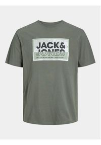 Jack & Jones - Jack&Jones T-Shirt Logan 12253442 Zielony Standard Fit. Kolor: zielony. Materiał: bawełna #4
