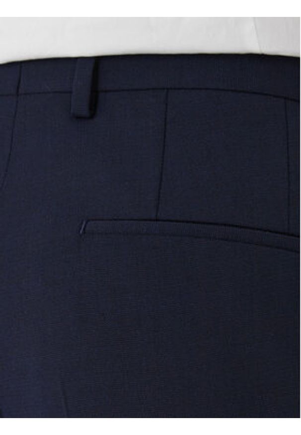 Hugo - HUGO Garnitur Henry/Getlin232X 50557616 Granatowy Slim Fit. Kolor: niebieski. Materiał: syntetyk