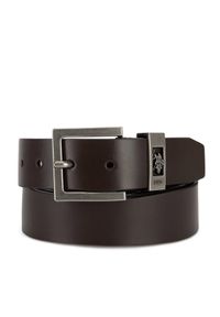 U.S. Polo Assn. Pasek WEUXT2521MHA Brązowy. Kolor: brązowy. Materiał: skóra