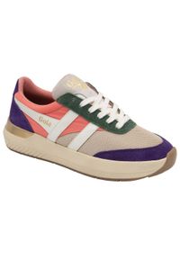 Buty do chodzenia damskie Gola Raven. Kolor: beżowy, pomarańczowy, żółty, fioletowy, wielokolorowy. Materiał: materiał, nylon. Szerokość cholewki: normalna. Sport: turystyka piesza #1