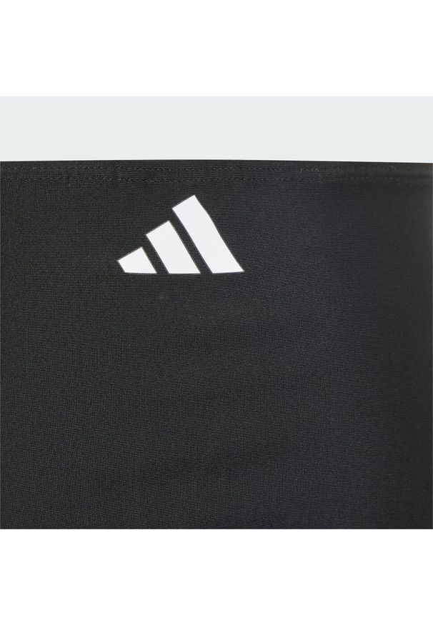 Adidas - Bikini 3-Stripes V-Back Kids. Kolor: biały, wielokolorowy, czarny. Materiał: materiał