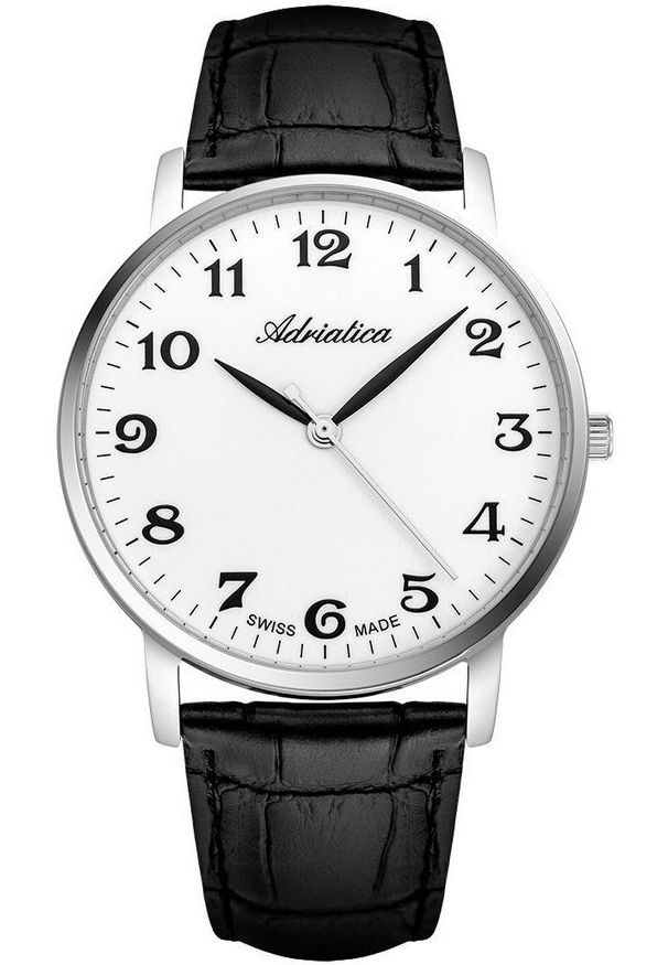 Zegarek męski Adriatica A1287.5223QN czarny. Kolor: czarny