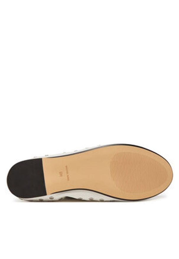 MICHAEL Michael Kors Baleriny Amy 40S5AYFP1L Biały. Kolor: biały. Materiał: skóra