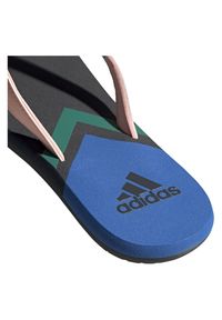 Adidas - Japonki damskie adidas Eezay F35030. Okazja: na plażę. Materiał: skóra, guma, syntetyk. Wzór: paski #3