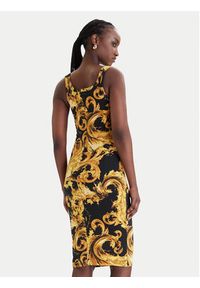 Versace Jeans Couture Sukienka codzienna 80HAO943 JS550 Czarny Slim Fit. Okazja: na co dzień. Kolor: czarny. Materiał: bawełna. Typ sukienki: proste. Styl: casual #4