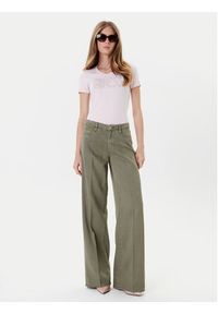 Guess Jeansy W5RA96 WFD53 Zielony Palazzo Fit. Kolor: zielony #4