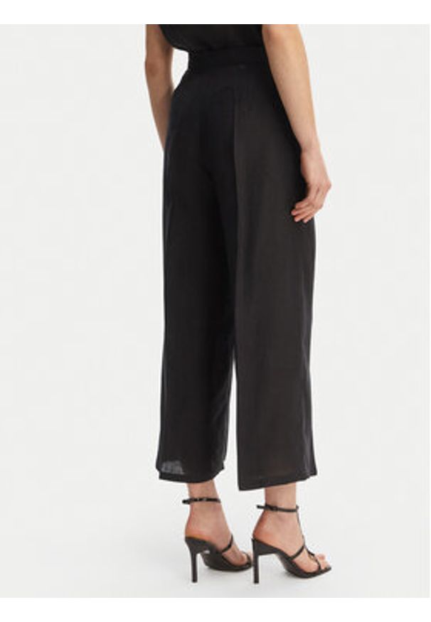 Marella Kuloty Clava 2615131182 Czarny Regular Fit. Kolor: czarny. Materiał: len