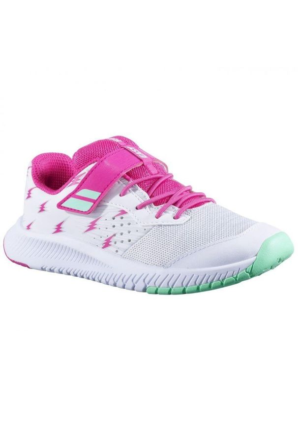 Buty do tenisa dziecięce Babolat Pulsion Kid 21 All Court. Kolor: biały, wielokolorowy, różowy. Sport: tenis