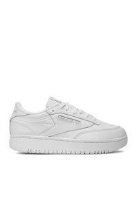 Reebok Sneakersy EO-CLUB C DOUBLE 100006321 Biały. Kolor: biały. Materiał: skóra. Model: Reebok Club
