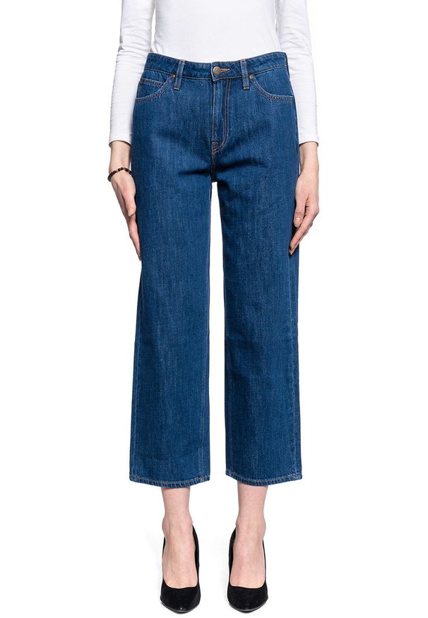 Lee - DAMSKIE SPODNIE JEANSOWE LEE Wide Leg RINSE L30SNA36 112106654