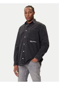 Karl Lagerfeld Jeans Koszula jeansowa A3M16001 Czarny Regular Fit. Kolor: czarny. Materiał: bawełna