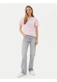 only - ONLY T-Shirt Monja 15320892 Różowy Regular Fit. Kolor: różowy. Materiał: bawełna #8