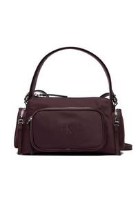 Calvin Klein Torebka Pocket Nylon Bag W/ Strap LV04F3132G Bordowy. Kolor: czerwony #6