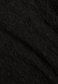 Renee - Czarna Koronkowa Sukienka Typu Longsleeve o Dopasowanym Kroju Zenoresa. Kolor: czarny. Materiał: koronka. Długość rękawa: długi rękaw. Typ sukienki: oversize. Styl: elegancki #3