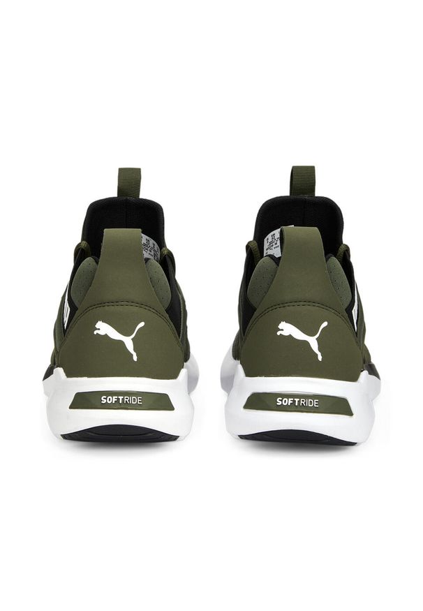 Puma - Buty do biegania męskie PUMA Softride Enzo NXT. Kolor: czarny, zielony, biały, wielokolorowy. Materiał: guma, syntetyk, tkanina, materiał. Sport: turystyka piesza