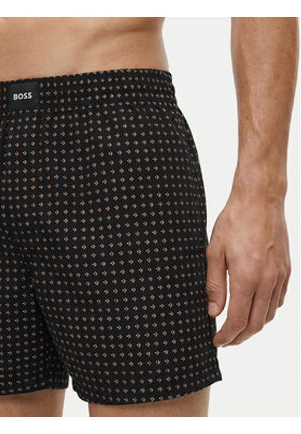 BOSS Komplet bokserek 50515464 Czarny. Kolor: czarny. Materiał: bawełna