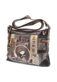 Anekke - Torebka ANEKKE - 37703-701 Brązowa. Kolor: brązowy. Sezon: jesień. Materiał: skórzane #4