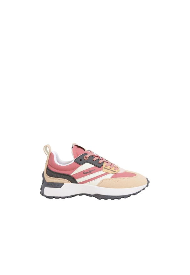 Sneakersy Pepe Jeans Lucky Mains. Kolor: pomarańczowy