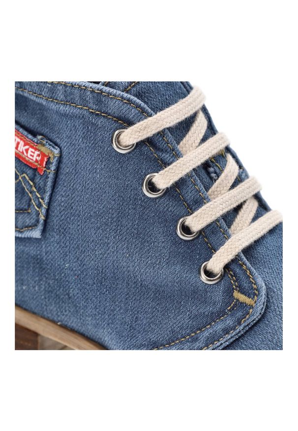 Jeansowe Botki Artiker Damskie Wygodne Obuwie. Okazja: na co dzień. Kolor: niebieski. Materiał: jeans. Styl: casual, klasyczny