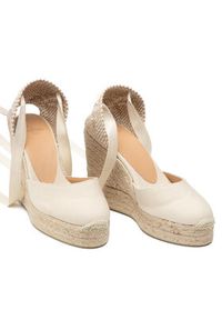 Castañer Espadryle Carina/8ED/001 Beżowy. Kolor: beżowy. Materiał: materiał #3