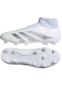 Adidas - Buty piłkarskie adidas Predator League Ll Fg M IG7767 białe. Kolor: biały. Materiał: syntetyk. Sport: piłka nożna #5