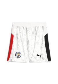 Puma - Męskie szorty KIDSUPER × MANCHESTER CITY PUMA. Kolor: biały, wielokolorowy, czarny. Sezon: lato