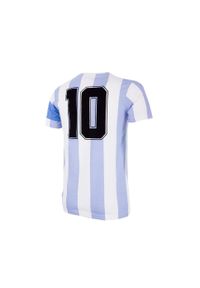 COPA FOOTBALL - Koszulka retro dziecięca - Kapitan Argentyna - Biała. Kolor: biały. Sport: piłka nożna