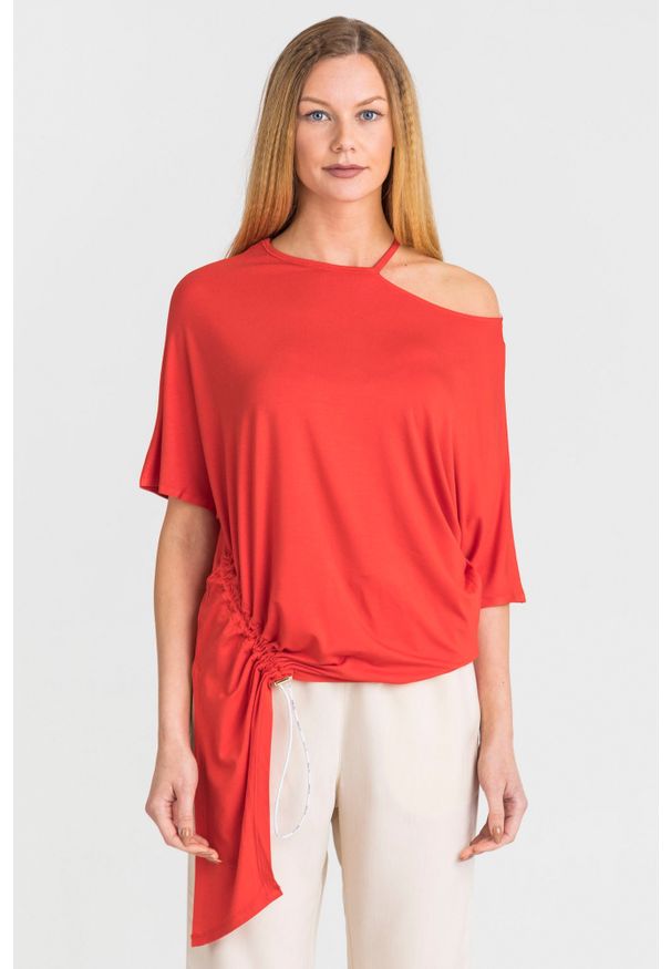 T-SHIRT Patrizia Pepe. Materiał: elastan, wiskoza. Wzór: aplikacja