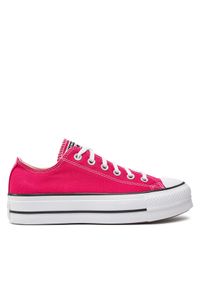 Converse Trampki Chuck Taylor All Star Lift Platform Ox A11539C Różowy. Kolor: różowy. Materiał: materiał. Obcas: na platformie