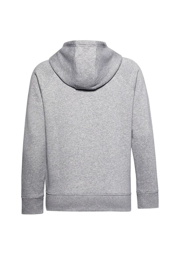 Under Armour - Damska Bluza Z Kapturem Rival Fleece Hoodie. Typ kołnierza: kaptur. Kolor: szary